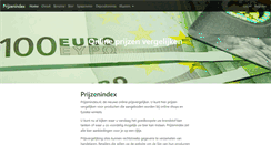 Desktop Screenshot of prijzenindex.nl